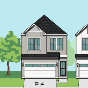 Two Story Home Plan E8092 D1