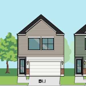 Two Story Home Plan E8200 B1