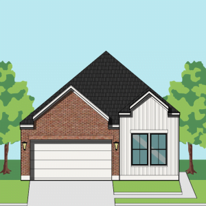One Story Home Plan E8200 E1.1
