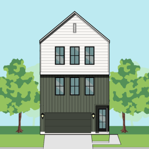 Three Story Townhome Plan E9256 A