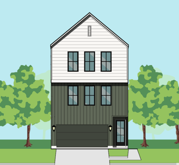 Three Story Townhome Plan E9256 A