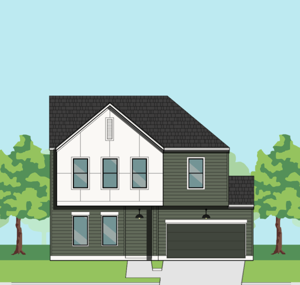 Two Story Townhome Plan E9256 B2.1