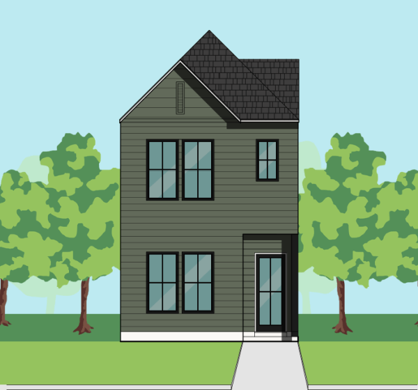 Two Story Townhome Plan E9256 C1.1