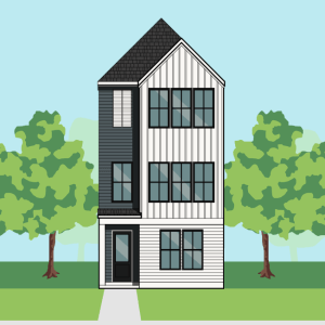 Three Story Townhome Plan E9256 C2.1