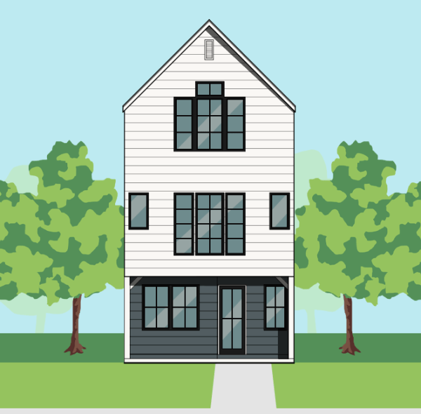 2 1/2 Story Townhome Plan E9256 C5.1