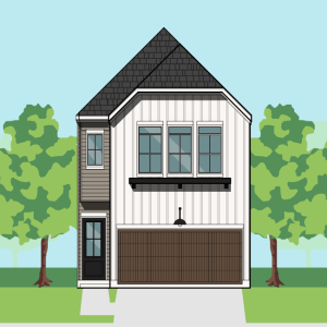 Two Story Townhome Plan F0248 A1