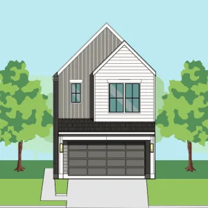 Two Story Townhome Plan F1089 A1.1