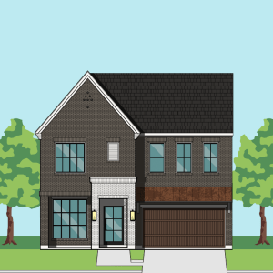 Two Story Urban Home Plan F2164