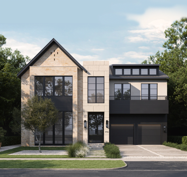 Two Story Urban Home Plan F3107