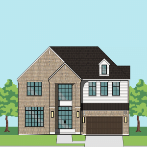 Two Story Urban Home Plan F3117