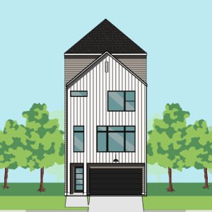 3 1/2 Story Townhome Plan F3122 A2.1