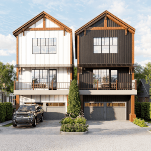 Three Story Townhome Plan F3131 A1.1