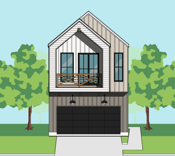 Two Story Home Plan F3182 A1.1