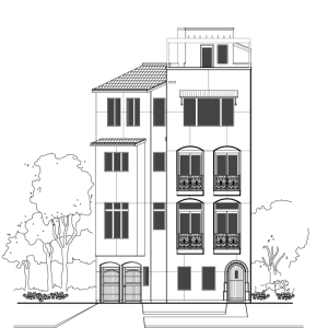 4 1/2 Story Townhome Plan E3120