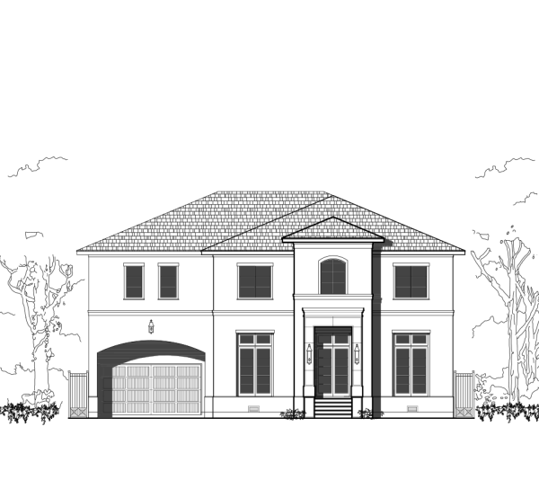 Two Story Urban Home Plan E3129