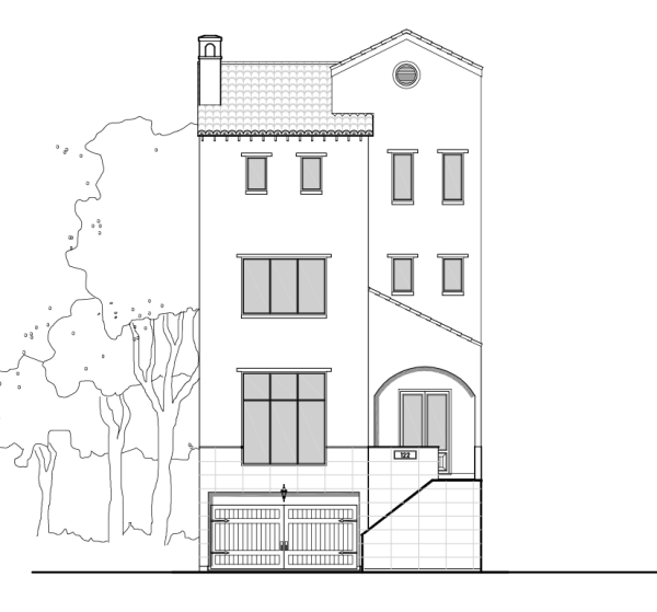 3 1/2 Story Townhome Plan E3145