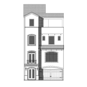 3 1/2 Story Townhome Plan E3148