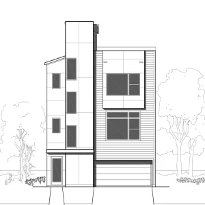 3 1/2 Story Townhome Plan E3193 B1.1