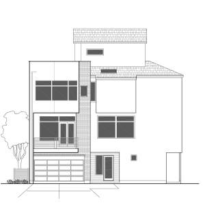 3 1/2 Story Townhome Plan E3210 C1.1