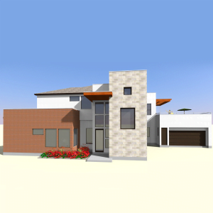 Two Story Urban Home Plan E3226