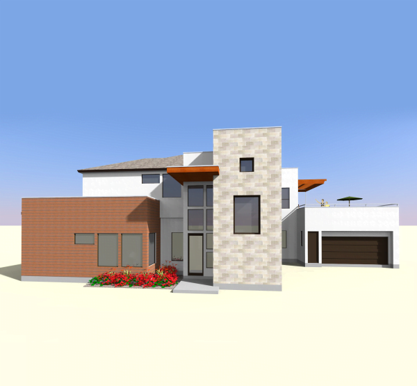 Two Story Urban Home Plan E3226