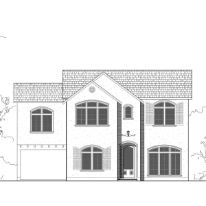 Two Story Urban Home Plan E3243