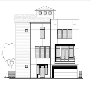 3 1/2 Story Townhome Plan E3279 B1.1
