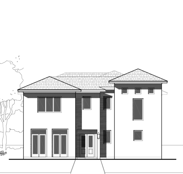 Two Story Urban Home Plan E3302