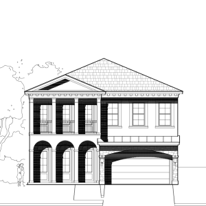 Two Story Urban Home Plan E3306