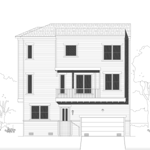 Three Story Townhome Plan E3355 A1