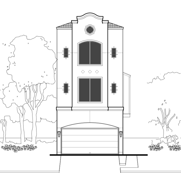Three Story Townhome Plan E4007