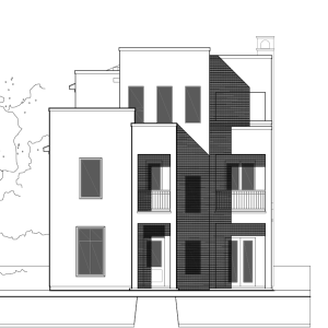 2 1/2 Story Urban Home Plan E4124