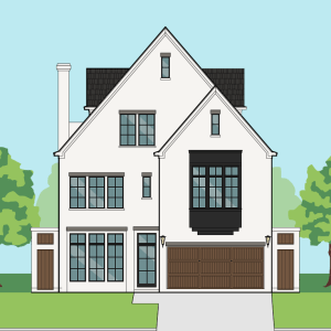 Three Story Urban Home Plan E7096