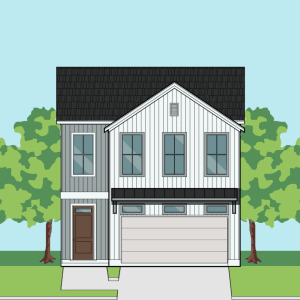 Two Story Townhome Plan E8072