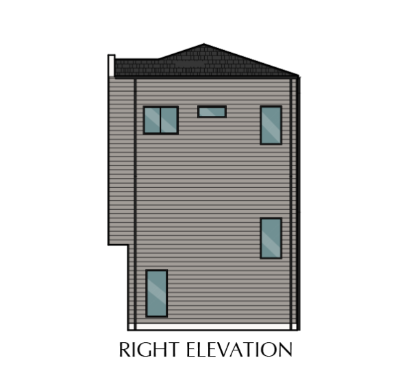 Three Story Townhome Plan E8121 A1