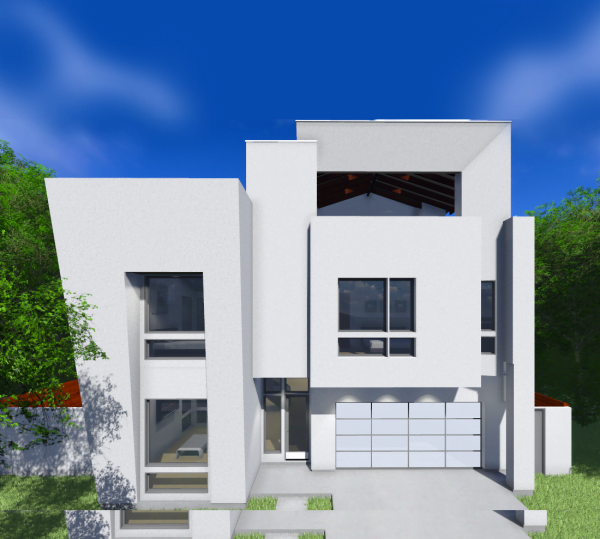 2 1/2 Story Urban Home Plan E3160
