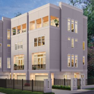 Four Story Townhome Plan E3156 A1.1