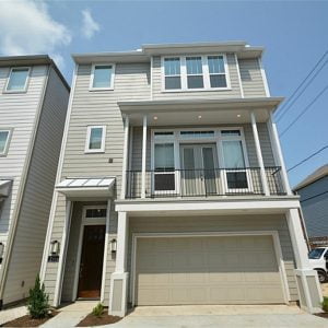 Three Story Townhome Plan E4069 A1.1