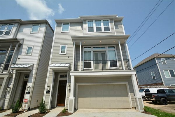 Three Story Townhome Plan E4069 A1.1
