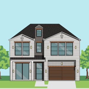 Two Story Urban Home Plan F1241