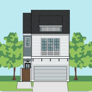 Two Story Townhome Plan F2055 A1