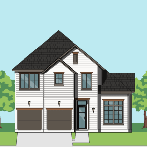 Two Story Urban Home Plan F3034